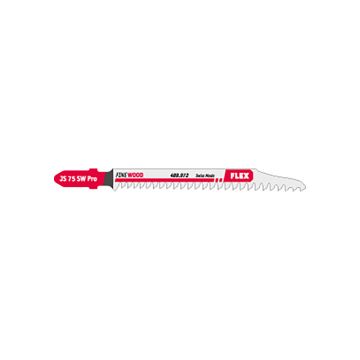 Set 5 lame pentru fierastrau pendular Flex 489972, JS 75 SW Pro VE 5, pentru lemn, coada tip T, 75 mm