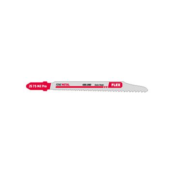 Set 5 lame pentru fierastrau pendular Flex 489980, JS 75 ME Pro VE 5, pentru metal, coada tip T, 75 mm