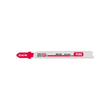Set 5 lame pentru fierastrau pendular Flex 490105, JS 66 ME VE 5, pentru metal, coada tip T, 66 mm