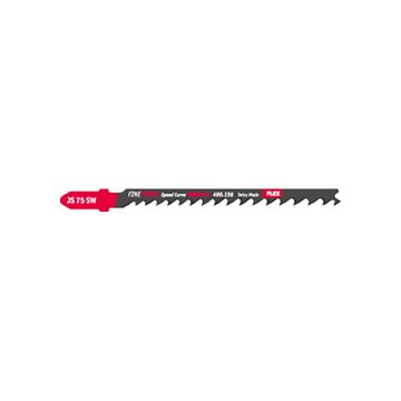 Set 5 lame pentru fierastrau pendular Flex 490156, JS 75 SW VE 5, pentru lemn moale, coada tip T, 75 mm