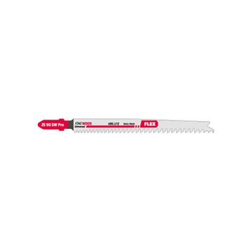 Set 5 lame pentru fierastrau pendular Flex 490172, JS 90 SW PRO VE 5, pentru lemn moale, coada tip T, 90 mm