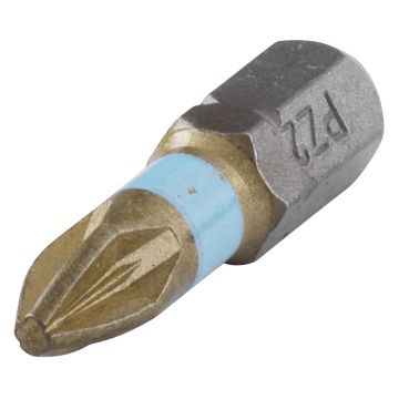 Set 6 biti pentru insurubat Wolfcraft 1534000, PZ2, prindere E63, lungime 25 mm