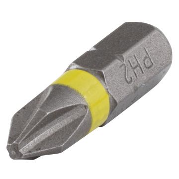 Set 6 biti pentru insurubat Wolfcraft PH2, 1527000, prindere E63,, lungime 25 mm
