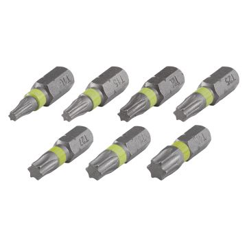 Set 7 biti pentru insurubat Wolfcraft 2416000, TX 10-40, prindere E63, lungime 25 mm