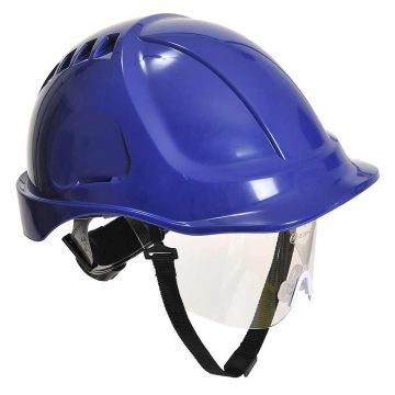Casca cu vizor Portwest Endurance Plus PW54RBR, culoare albastru