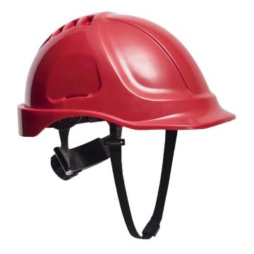 Casca cu vizor Portwest Endurance PW55RER, culoare rosu inchis