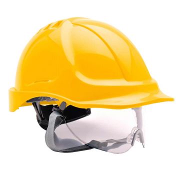 Casca cu vizor Portwest Endurance PW55YER, culoare galbena