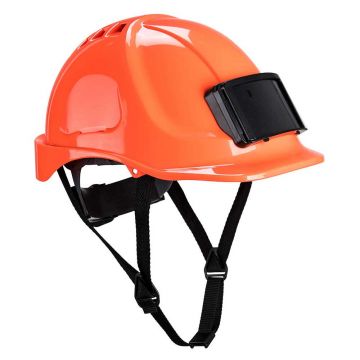 Casca protectie Portwest Endurance cu suport ecuson PB55ORR, culoare portocaliu