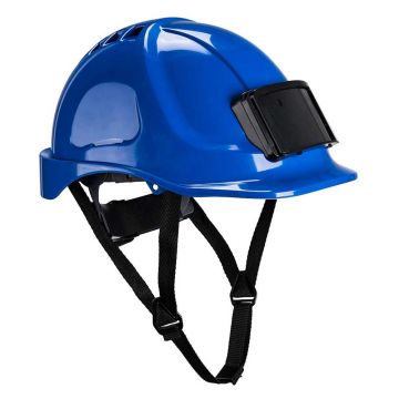 Casca protectie Portwest Endurance cu suport ecuson PB55RBR, culoare albastru