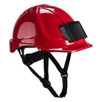 Casca protectie Portwest Endurance cu suport ecuson PB55RER, culoare rosu