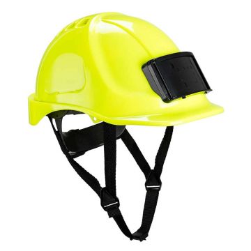Casca protectie Portwest Endurance cu suport ecuson PB55YER, culoare galben