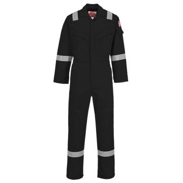 Combinezon antistatic usor Portwest FR28BKRL, culoare negru, marime L, 280 g.