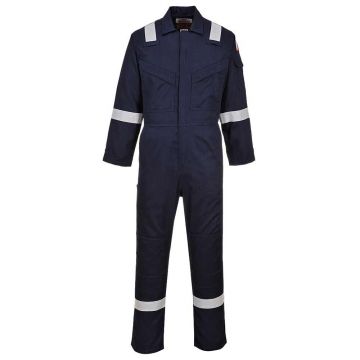 Combinezon antistatic usor Portwest FR28NAR5XL, culoare navy, marime 5XL, 280 g.
