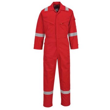 Combinezon antistatic usor Portwest FR28RERXL, culoare rosu, marime XL, 280 g.