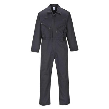Combinezon cu fermoar Portwest Liverpool C813BKRXL, culoare negru, marime XL
