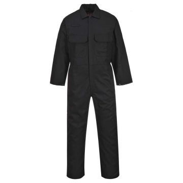 Combinezon ignifug Portwest Bizweld BIZ1BKTL, culoare negru, marime L