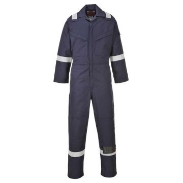 Combinezon Portwest Aberdeen, antistatic, ignifug, Portwest FF50NAR41, culoare navy, marime 52