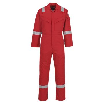 Combinezon Portwest Aberdeen, antistatic, ignifug, Portwest FF50RER47, culoare rosu, marime 60