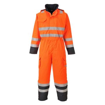 Combinezon Portwest Bizflame Rain Hi-Vis Multi Portwest S775ONRXXXL, culoare portocaliu navy, marime 3XL