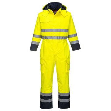 Combinezon Portwest Bizflame Rain Hi-Vis Multi Portwest S775YNRXXXL, culoare galben navy, marime 3XL