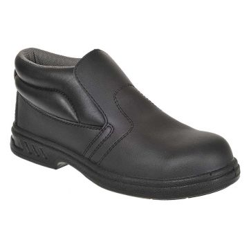 Gheata de protectie Portwest Slip On Steelite S2, FW83, FW83BKR34, culoare negru, marime 34