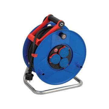 Prelungitor electric pe tambur Brennenstuhl 1208440, 3x2.5 mmp, 25 m, IP44