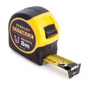 Ruleta Stanley FATMAX FMHT0-33868, 8 m x 32 mm, magnetica, sistem metric, clasa II, blister