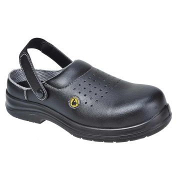 Sabot perforat Portwest Compositelite ESD SB AE, FC03, FC03BKR38, culoare negru, marime 38