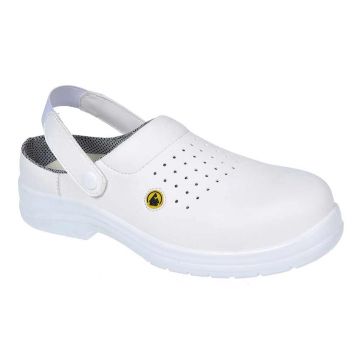 Sabot perforat Portwest Compositelite ESD SB AE, FC03, FC03WHR46, culoare alb, marime 46