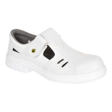 Sandale Portwest Ebro ESD S1, FW48, FW48WHR49, culoare alb, marime 49