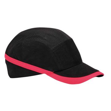 Sapca Bumb Cap cu ventilatie Portwest PW69BKR, culoare negru