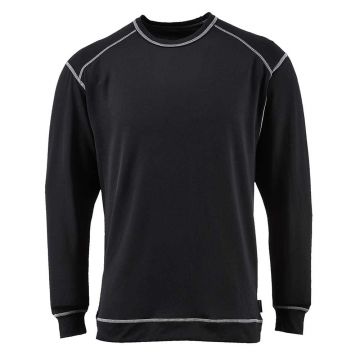 Bluza antibacteriana Portwest Base Pro B153BKRXXL, culoare negru, marime XXL