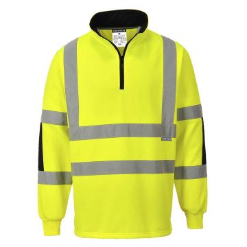 Bluza rugby Portwest Xenon B308YERXS, culoare portocaliu, marime XS