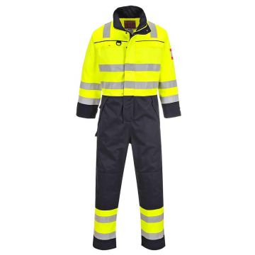 Combinezon Portwest HiVis Multi-Norm FR60YNRM, culoare galben navy, marime M