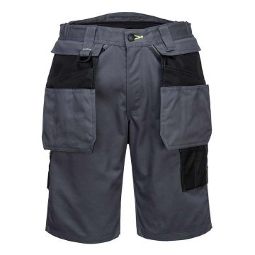 Pantaloni scurti de lucru Portwest PW345ZBR40, culoare gri/negru, marime 40