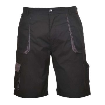 Pantaloni scurti Portwest Texo Contrast TX14BKRS, culoare negru, marime S