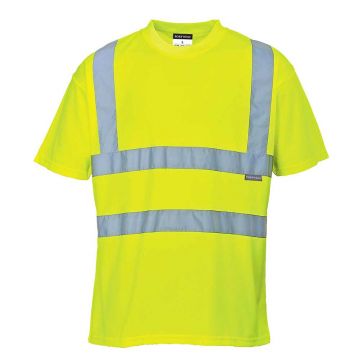 Tricou cu maneci scurte Portwest Hi-Vis S478YERXXXL, culoare galben, marime XXXL