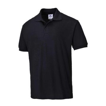 Tricou polo cu maneci scurte Portwest Napoli B210BKR4XL, culoare negru, marime 4XL