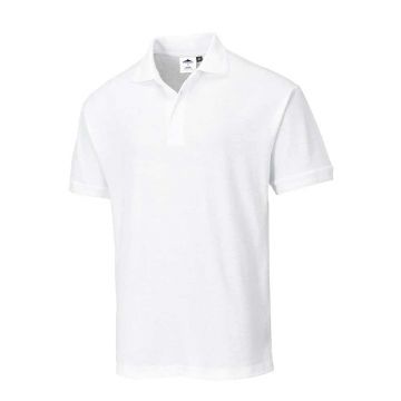 Tricou polo cu maneci scurte Portwest Napoli B210WHRL, culoare alb, marime L