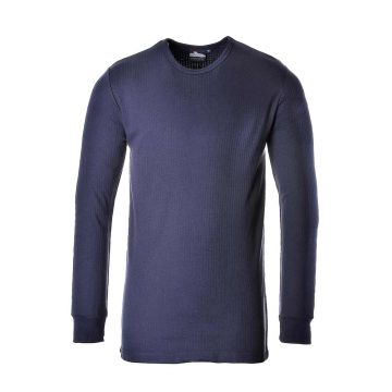 Tricou termic cu maneci lungi Portwest B123NAR5XL, culoare bleumarin, marime 5XL