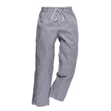 Pantaloni bucatar Portwest Bromley C079CHRXXXL, culoare Check, marime 3XL