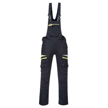 Pantaloni cu pieptar pentru femei Portwest DX441BKRL, culoare negru, marime L
