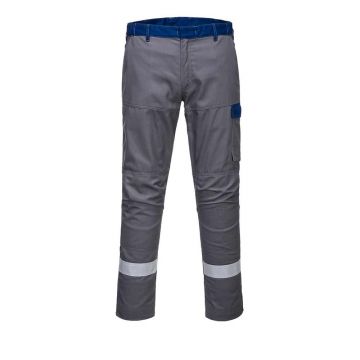 Pantaloni in 2 nuante Portwest Bizflame UltraFR06GRR38, culoare gri, marime 54 F