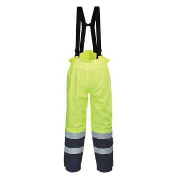 Pantaloni Portwest BizFlame Multi Arc Hi-Vis FR78YNRM, culoare galben navy, marime M