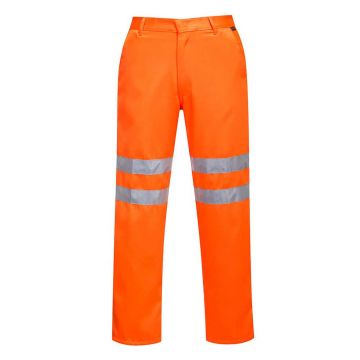 Pantaloni Portwest HiVis poli-bumbac RIS RT45ORR4XL, culoare portocaliu, marime 4XL