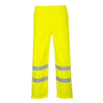 Pantaloni respirabili Hi-Vis Portwest S487YERXS, culoare galben, marime XS, talie normala