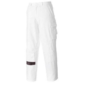 Pantaloni zugrav Portwest S817WHR4XL, culoare alb, marime 4XL