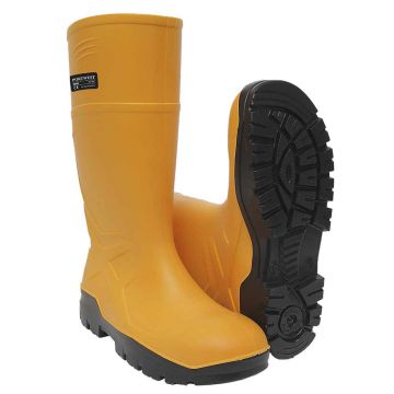 Cizme din poliuretan Portwest Safety Wellington S5 CI FO FD95YER40, culoare galben, marime 40