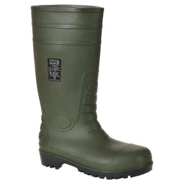 Cizme Portwest Total Safety Wellington S5 FW95GNR48, culoare verde, marime 48