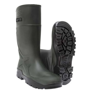 Cizme PU fara protectie Portwest Wellington O4 CI FO FD90GNR39, culoare verde, marime 39
